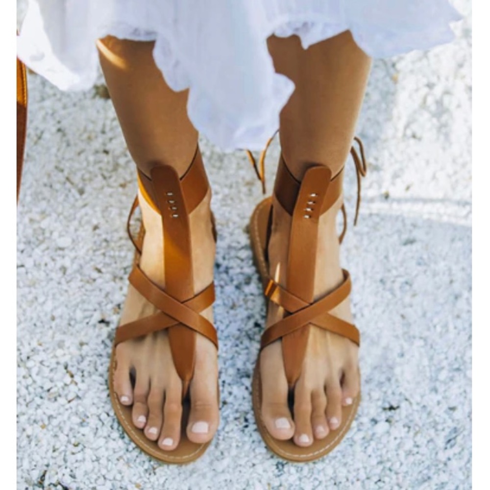 ✨Blaze Faux Leather Sandals✨